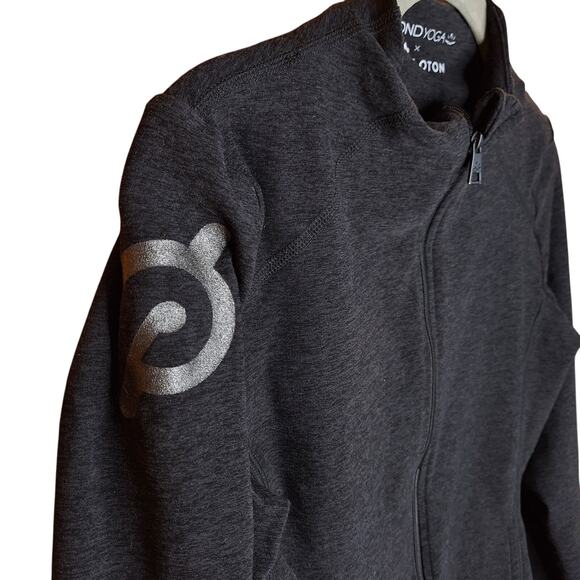 Beyond yoga x peloton collab on the go jacket space dye black size small yoga - Picture 4 of 9